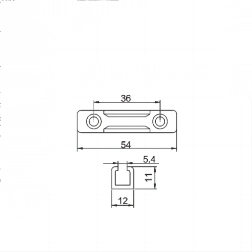 石家莊XZ-SK11 塑鋼推拉鎖座